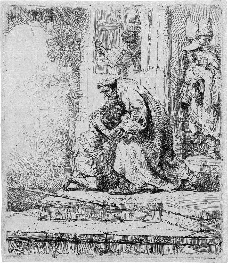 Die Rückkehr des verlorenen Sohnes by Rembrandt van Rijn, 1636