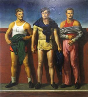 Three Male Figures - Jared French