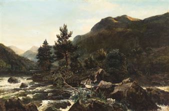 Scene from the Highland - Robert Scott Temple
