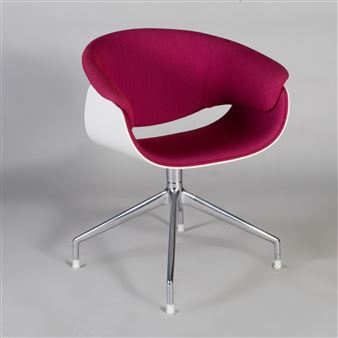 B&B Italia Pink Wool Upholstered Desk Chair - B & B Italia
