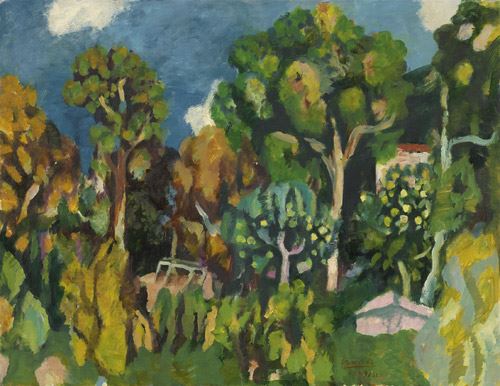 Garten im Spätsommer (Berlin) by Dietmar Lemcke, Circa 1960-1961