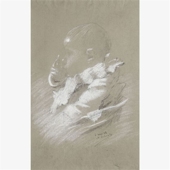 Eugénie enfant by Alphonse Osbert, 1888