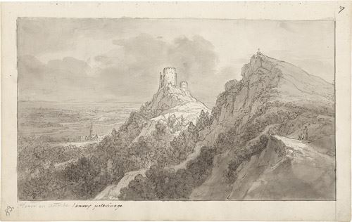 Ruine der Burg Grub bei Messern in Niederösterr... by Ignace Duvivier