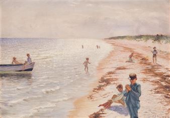 Solbadande pojkar - Carl Åkerman