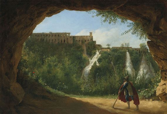 Les cascatelles de Tivoli by Simon-Joseph-Alexandre-Clément Denis
