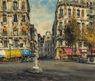 Landscape of Montparnasse by Hyoichi Yamamoto