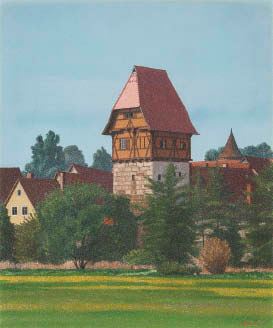 Dinkelsbuhl in May by Hiroshi Hada, 1992