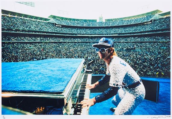 O Neill Terry Elton John Dodger Stadium Los Angeles 1975 Mutualart