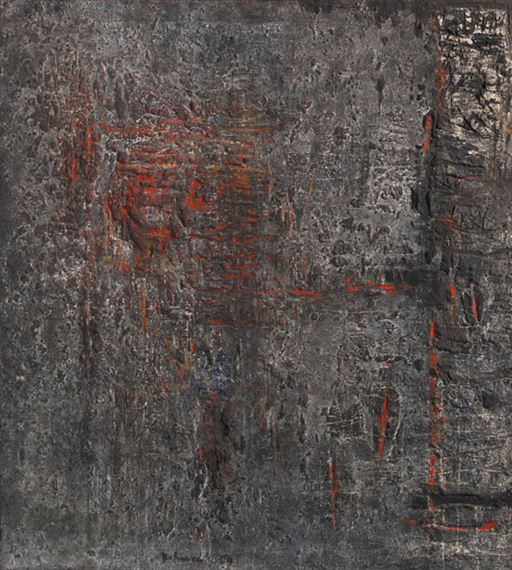 Ohne Titel by Karl Fred Dahmen, 1959