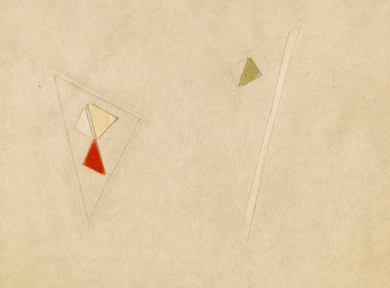 Studie "D46" by Friedrich Vordemberge-Gildewart, 1937