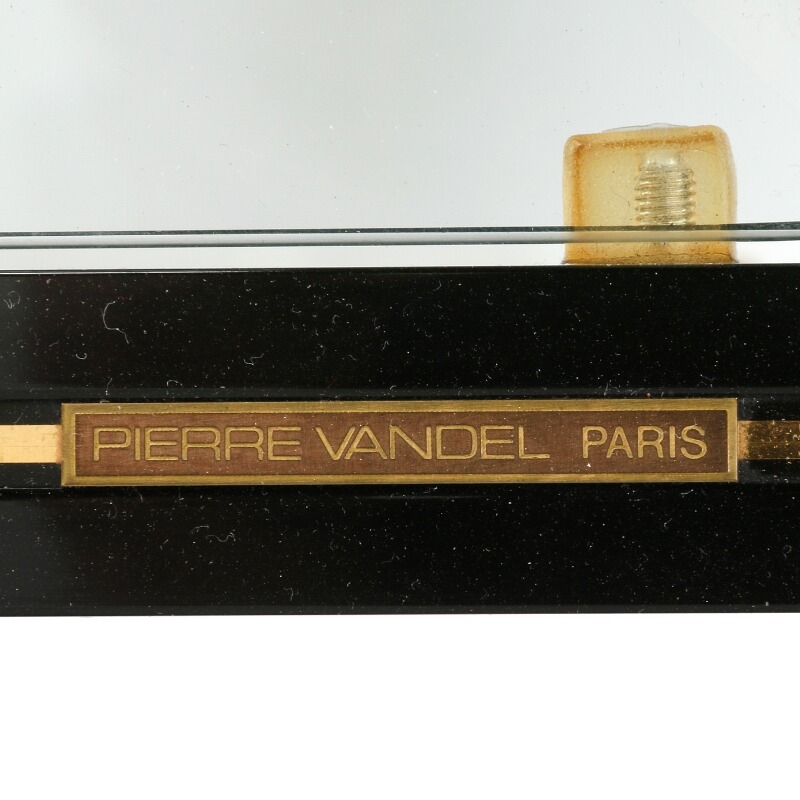 Pierre Vandel | Pierre Vandel - A pair of ebonized and partially gilt ...