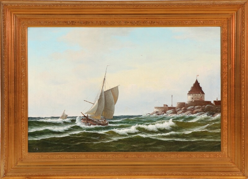 Jens Erik Carl Rasmussen | Sail boats off the coast of Christiansø near ...