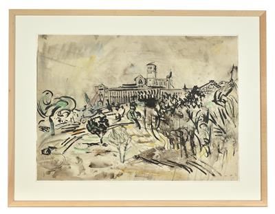 Landschaft mit Palazzo by Wilhelm Thöny