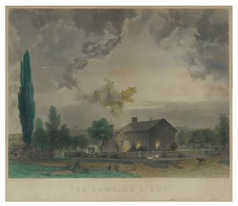 The Dawning Light. A Scene in Hydesville, N.Y., 1848. - Joseph John