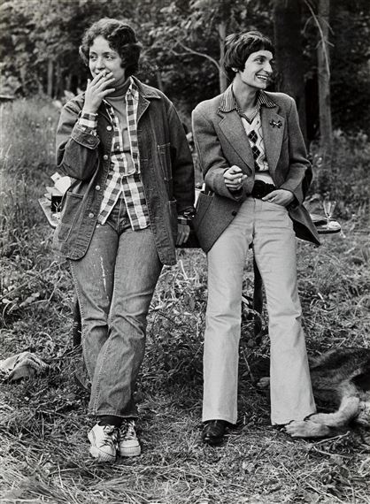 Ginger and Catherine by Joan E. Biren, 1972