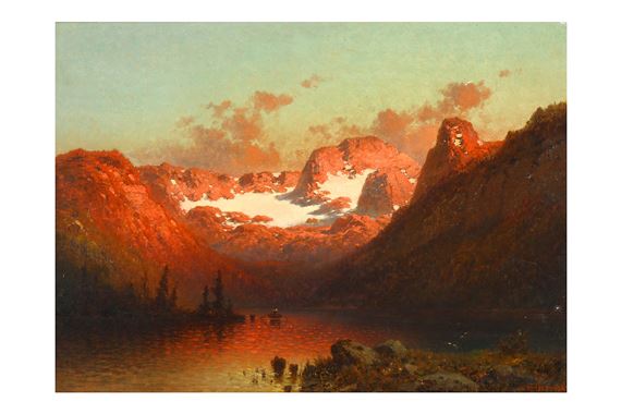 Boating in the Alps by Aleksander Piotr Swieszewski