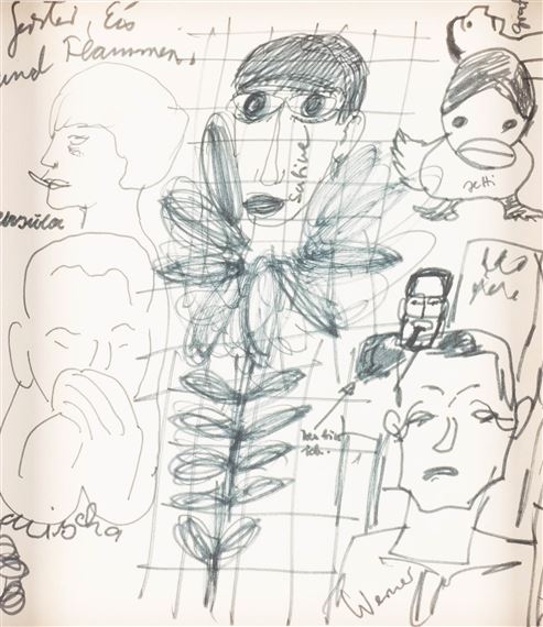 Penck A R Sketches For Friends Mutualart