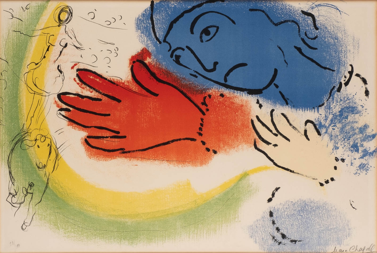 Marc Chagall | 'L'ÉCUYÈRE' (WOMAN CIRCUS-RIDER) | MutualArt