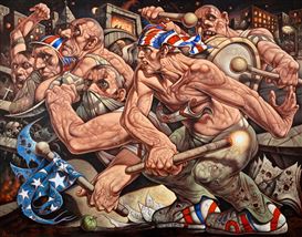 Peter Howson Continues to Explore Brutal Aspects of Humanity