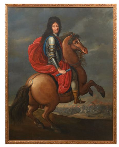 Equestrian Portrait of Louis XIV by MIGNARD, Pierre