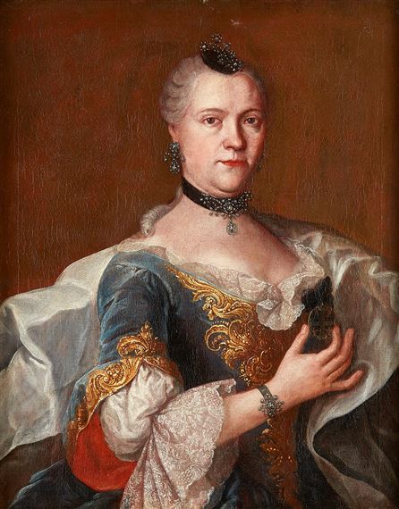 Van Meytens Martin | Portrait of imperatrice Marie-Thérèse d'Autriche ...