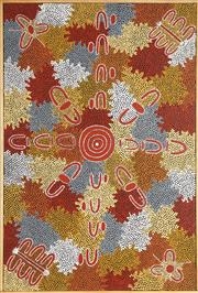 Artwork by Amy Pepperil Pultara, Women's Ceremony, Made of acrylic on canvas