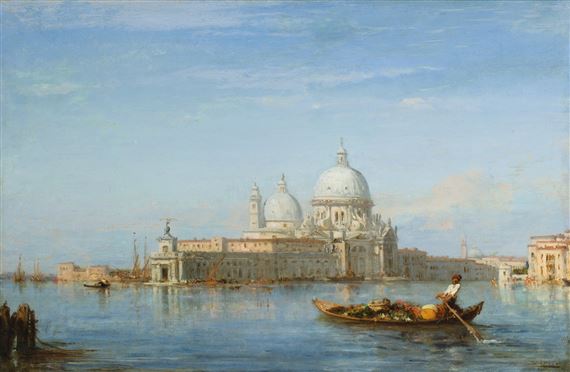 SANTA MARIA DELLA SALUTE, VENICE by Félix Ziem, 1861