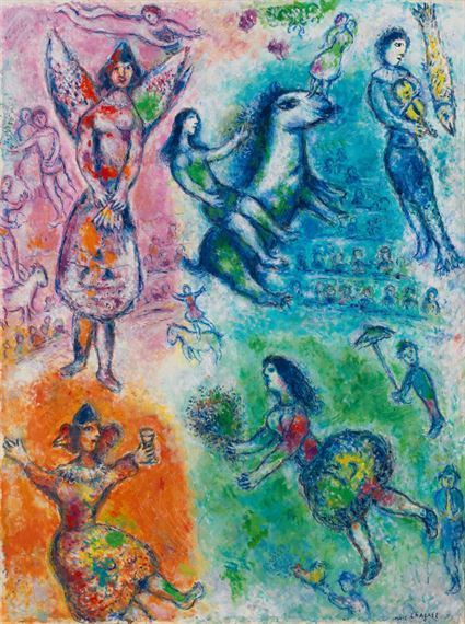 Marc Chagall | Le Rêve au cirque (1980) | MutualArt
