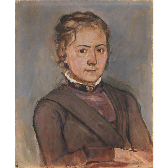 Bildnis Agnes Jakobi by Ferdinand Hodler, 1885