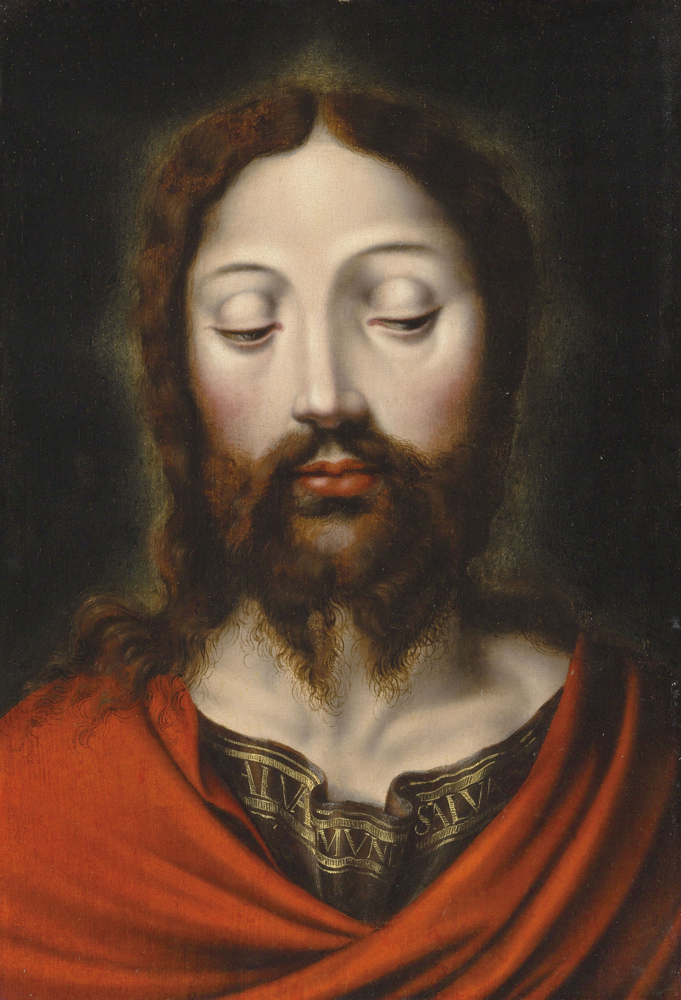 Head of Christ by Vincent Sellaer