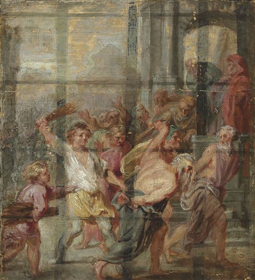 The scourging of Saint Paul by Abraham van Diepenbeeck