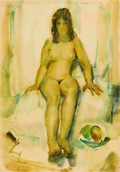 Nu Assise II by Clement Serneels, 1979