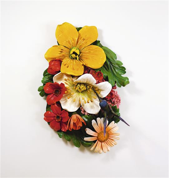 WALL RELIEF WITH BIRD by Jeff Koons, 1991