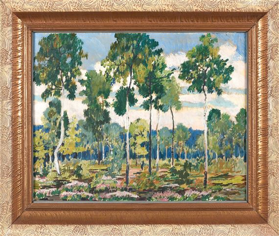 PROSLUNĚNÝ LES by Antonín Hudeček, 1930