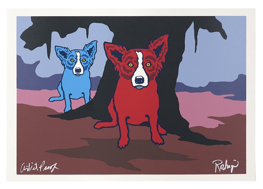 Don't Like Bein' Blue by George Rodrigue, 1993
