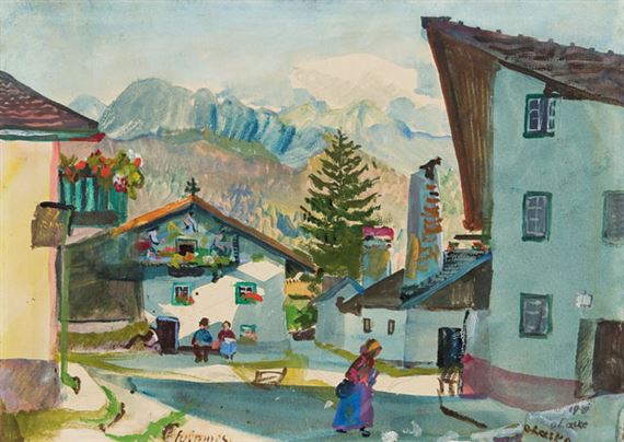 Fulpmes by Oskar Laske, 1940