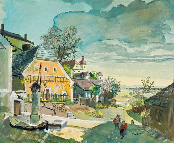 Oberalm in Salzburg by Oskar Laske