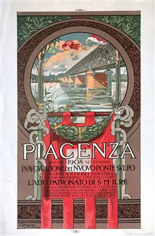 PIACENZA… INAUGURAZIONE NUOVO PONTE SUL PO - Ottorino Romagnosi