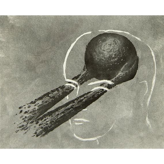 Ohne Titel (Kluge Kugel III) Edition für Parkett No. 8 by Markus Raetz, 1986