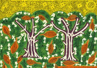 Ein schöner Herbstwald - Johann Garber