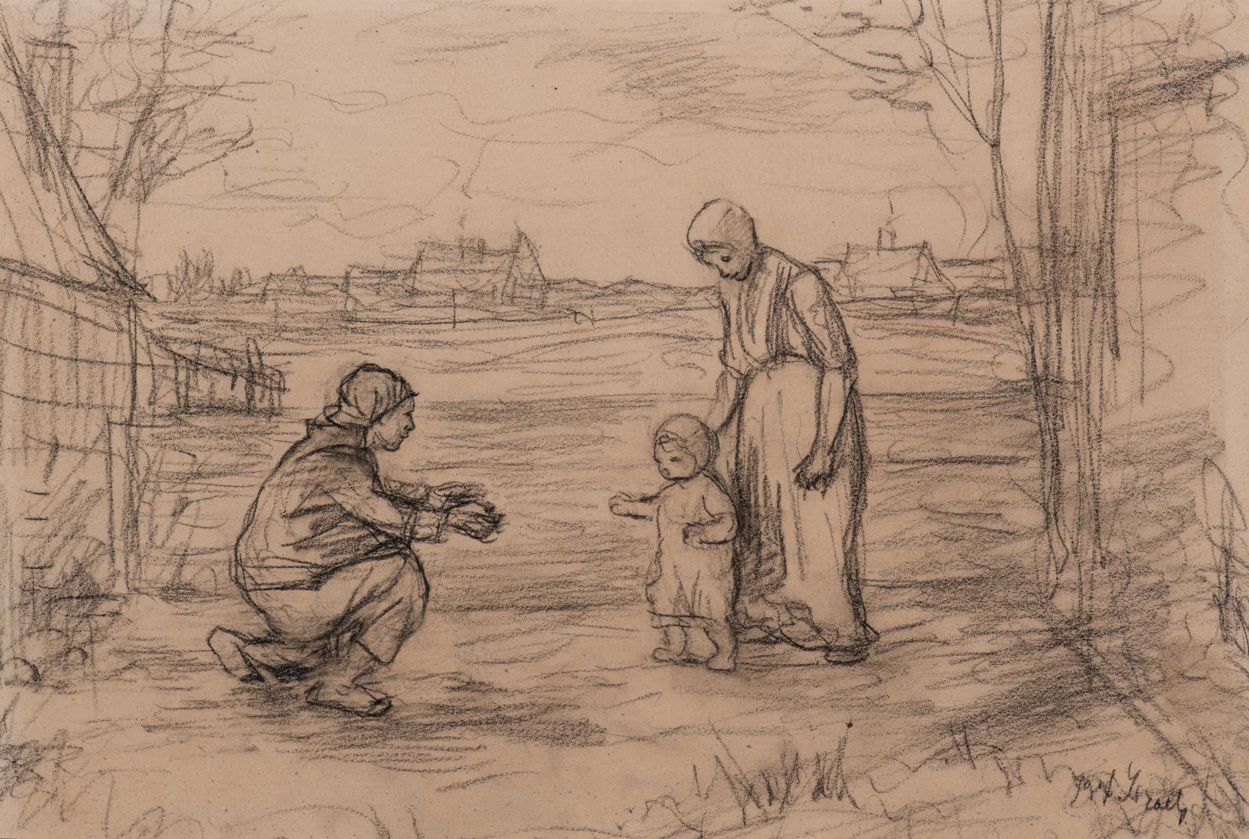 Jozef Israëls | The first steps | MutualArt