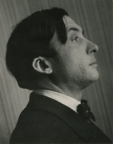 Artwork by Brassaï, Portrait de Pierre Reverdy, Made of silver print