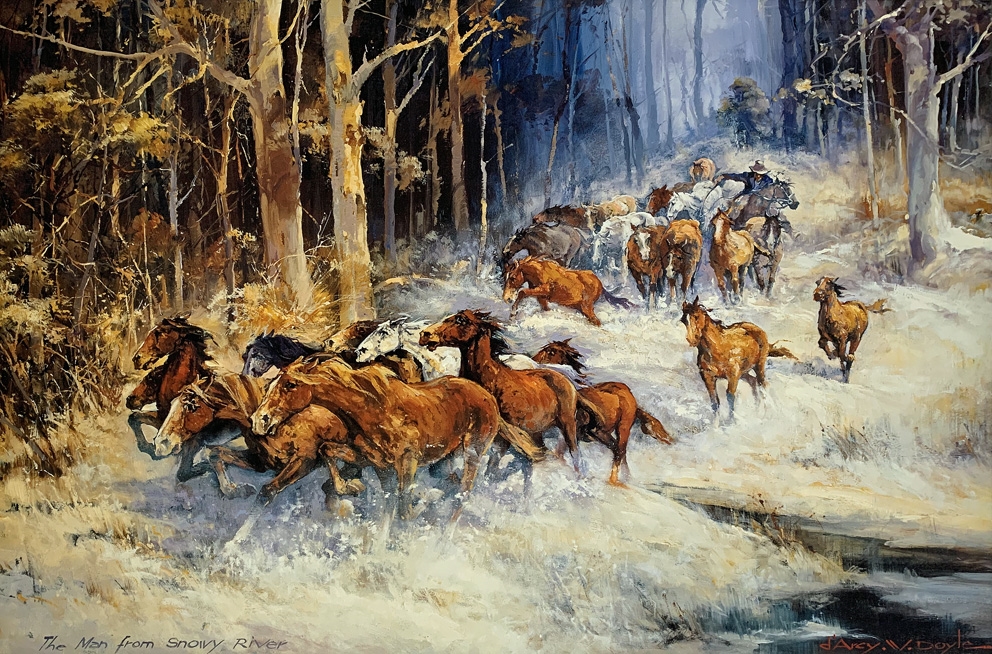 D'Arcy Doyle The Man from Snowy River II MutualArt