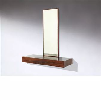 Console pensile con specchiera - Dino Cavalli