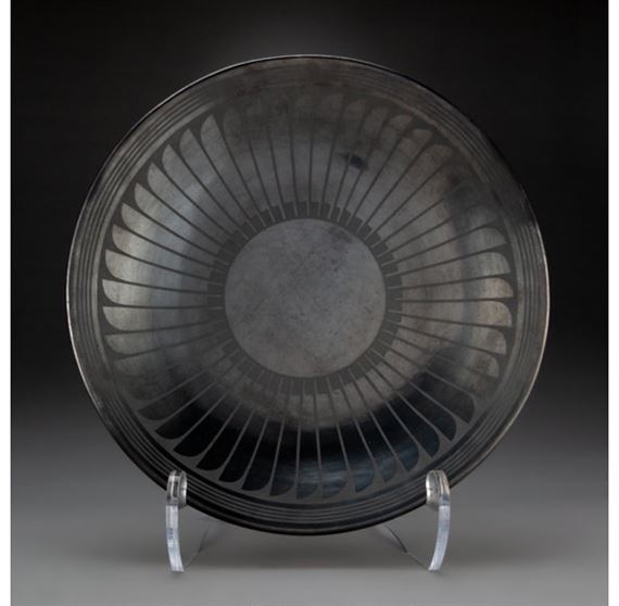 A San Ildefonso Blackware Plate