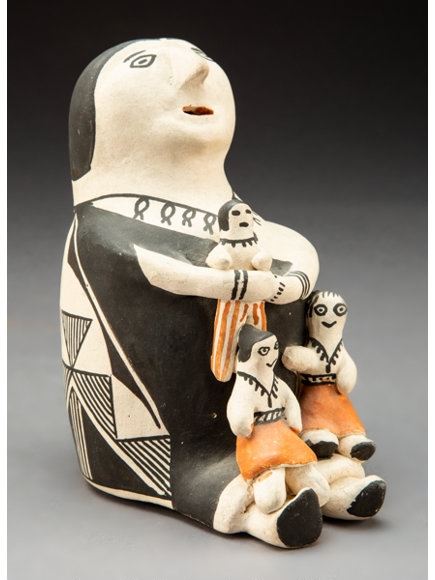 Frances Torivio Pino | An Acoma Polychrome Storyteller | MutualArt