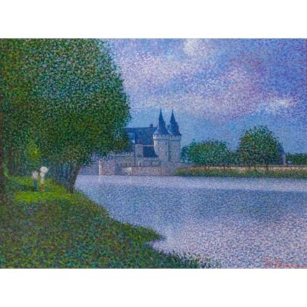 Artwork by Jean Vollet, Chateau de Sully (Loiret), Made of Oil on canvas