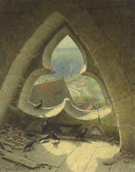 Through the window by Arthur Wasse, 1926