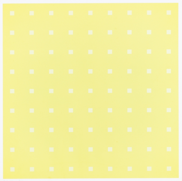 Artwork by Antonio Calderara, Senza Titolo, Made of serigraphy