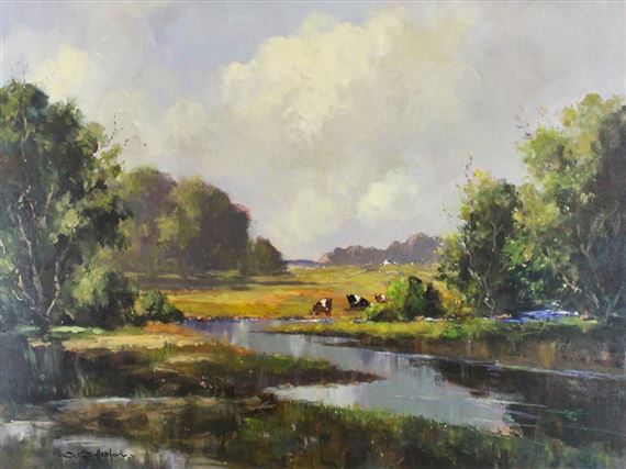 River Lagan Near Drumbeg, Co. Down by George Gillespie